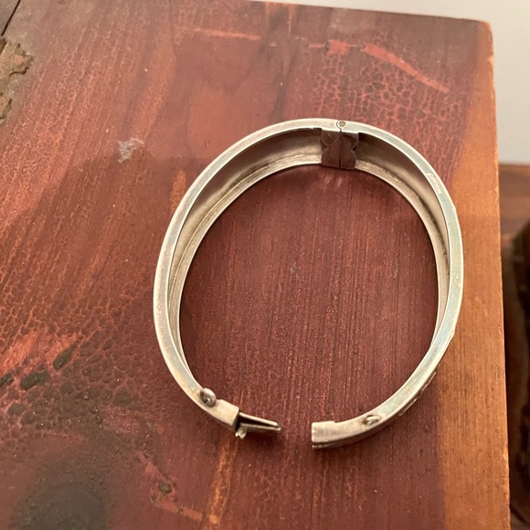 Antique French Silver & Rose Gold Bracelet. Pristine. - Picture 5 of 10